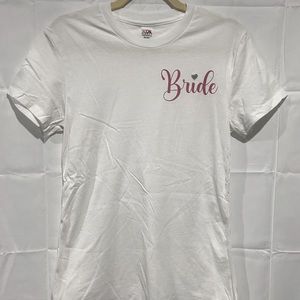 Custom made Bride & Bride tribe shirts - Bachelorette party